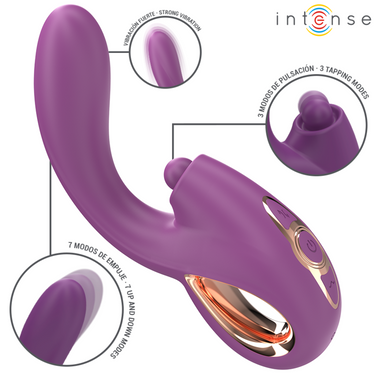 Vibratore Punto G Multifunzionale con Spinta Automatica e Vibrazioni
